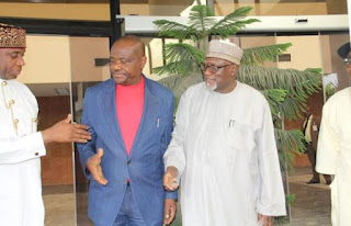 Amaechi & Wike attend peace meeting to ensure violent-free Re-run elections in Rivers State