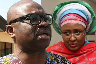 Halliburton: Buhari’s wife sues Fayose