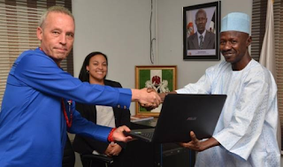 Photos: US govt donates six laptops to EFCC