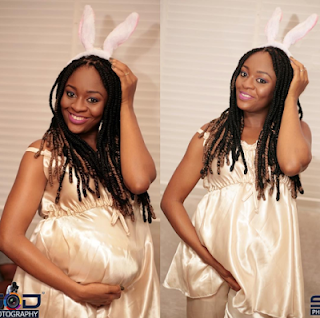 Beautiful photos of Comedian Bovi’s pregnant wife, Kris