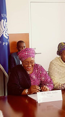 Photos of Aisha Buhari at the United States Institute of Peace Washington D.C