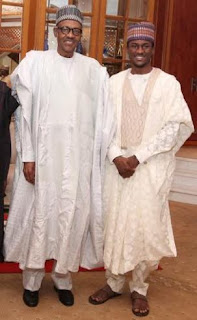 Photos: President Buhari and his son Yusuf