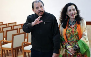 Nicaraguan President names his wife as his running mate as he runs for a third term