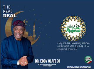 Olafeso Felicitates With Muslims On Eid Al Fitr