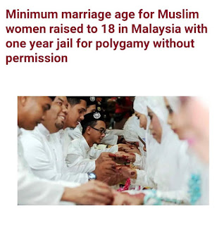 Minimum marriage age for Muslim women raised to 18 in Malaysia