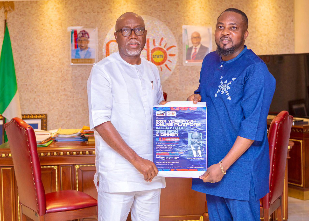 Ondo State Governor Receives Yemie Fash Online News Team, Assures Of Presence At Yearly Event