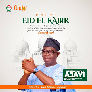 Imbibe The Spirit of Sacrifice – Agbo Ajayi Charges Muslims At Eid-ui-Adha